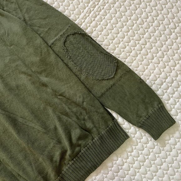 NWOT Kenzo men's Embroidered linen blend sweater Size XL Green - Picture 12 of 13